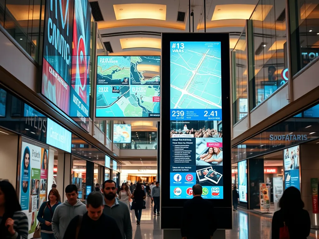 Beneficios de la Cartelería Digital en Centros Comerciales