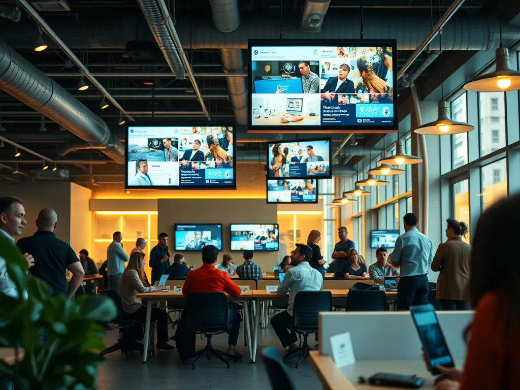 Cartelería Digital en Coworking: Mejora Experiencias y Conexión
