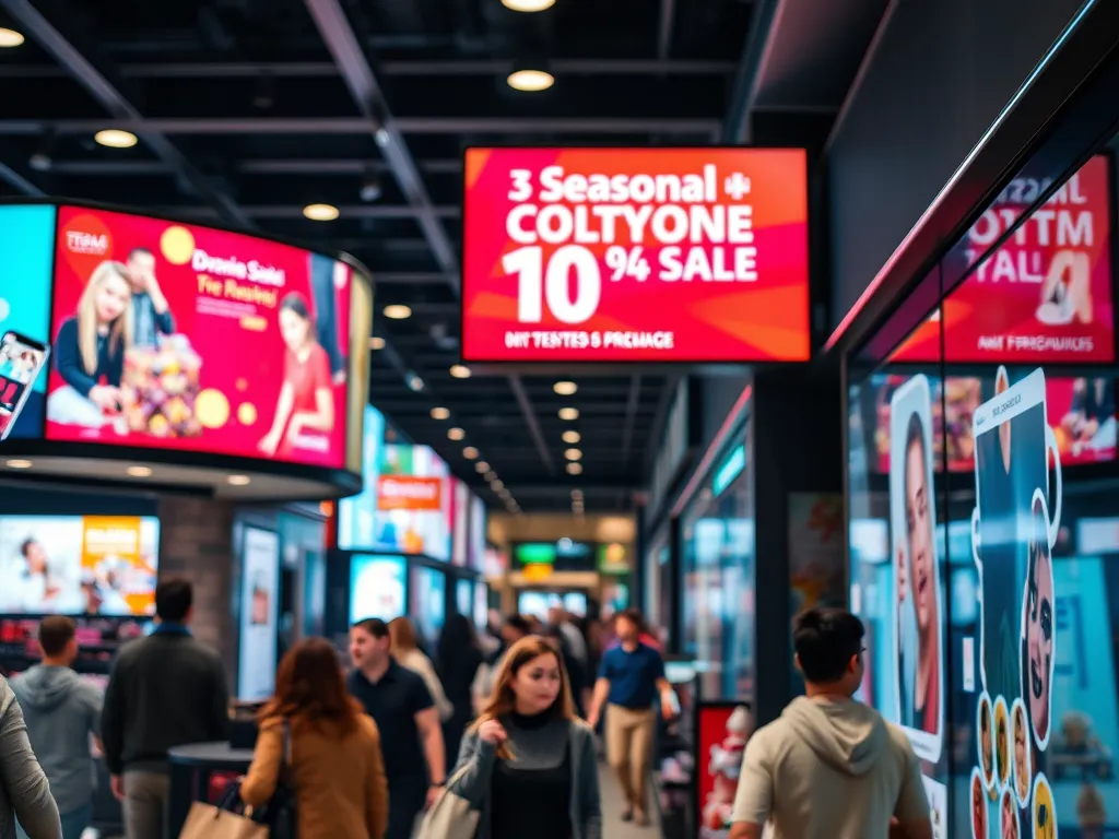 Cómo utilizar la Cartelería Digital para promociones estacionales