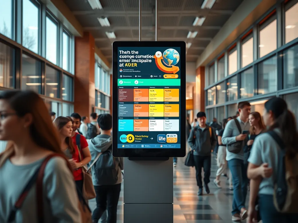 Cartelería Digital en Universidades: Cómo mejorar la Comunicación