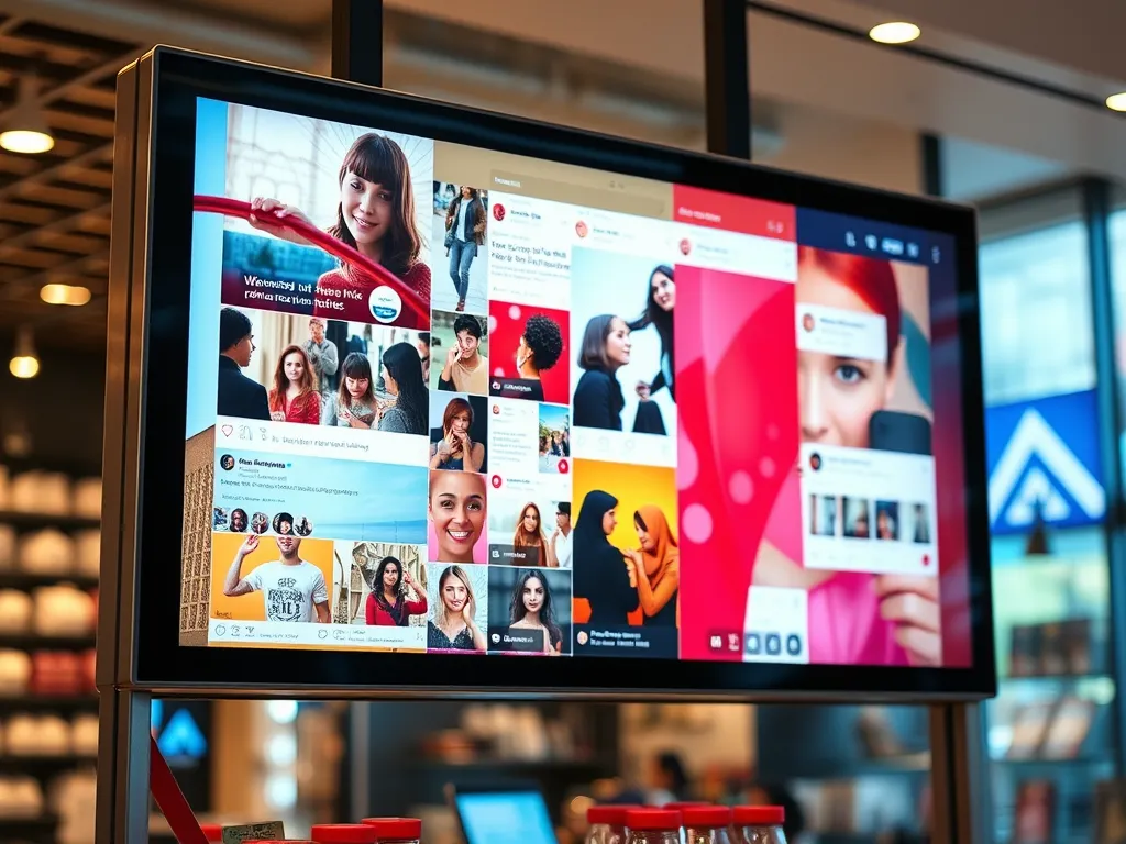 Integración Cartelería Digital con redes sociales efectiva